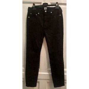 EDWIN Women's Pixie‎ Black Skinny Denim Jeans Size 34 MSRP $148 NWT 9" Midrise